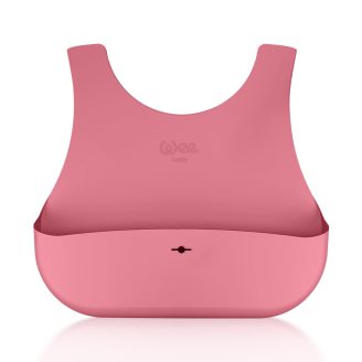 Nanninom Silicone Feeding Bib Pink